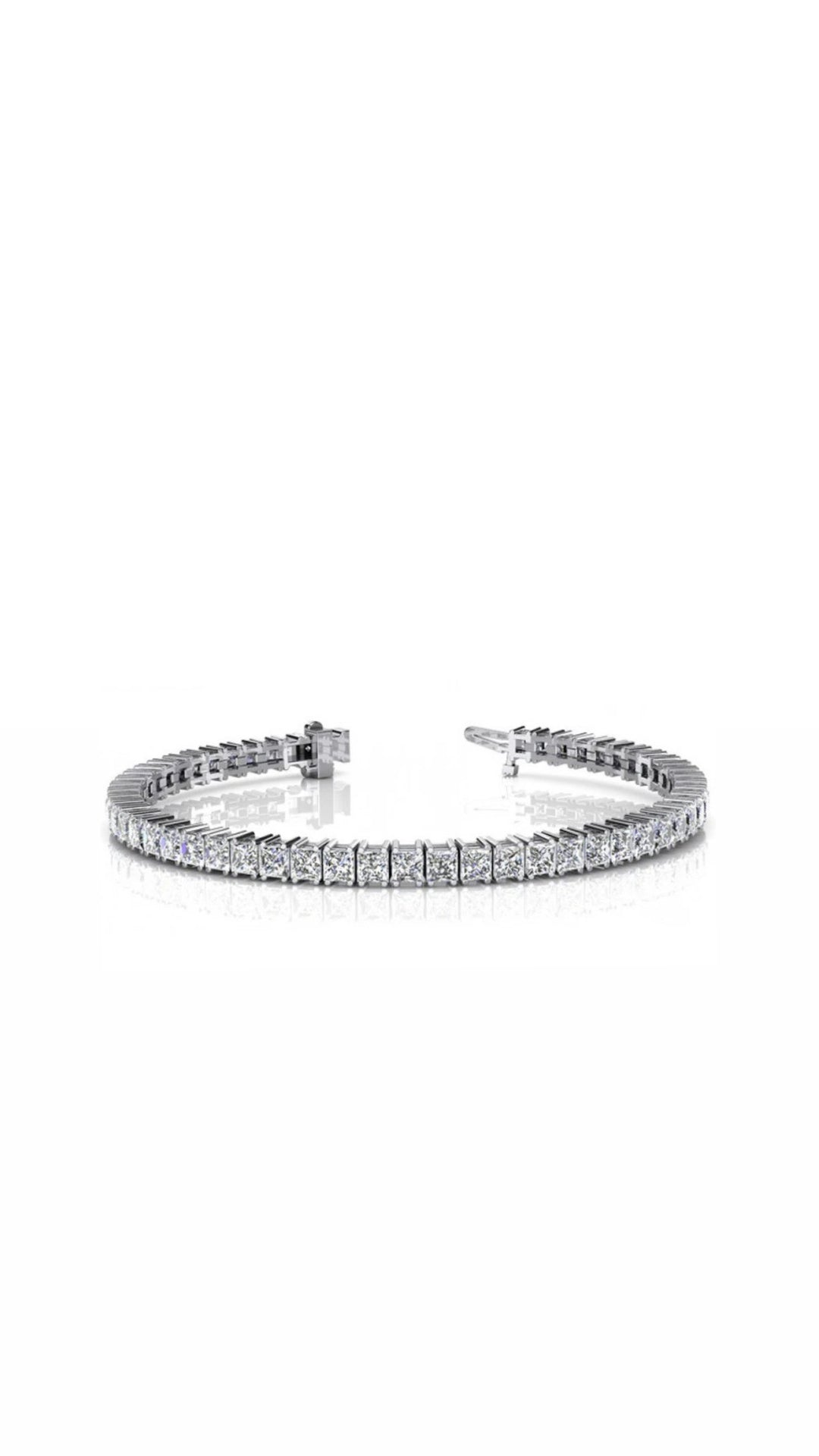 Princess Diamond Tennis Bracelet