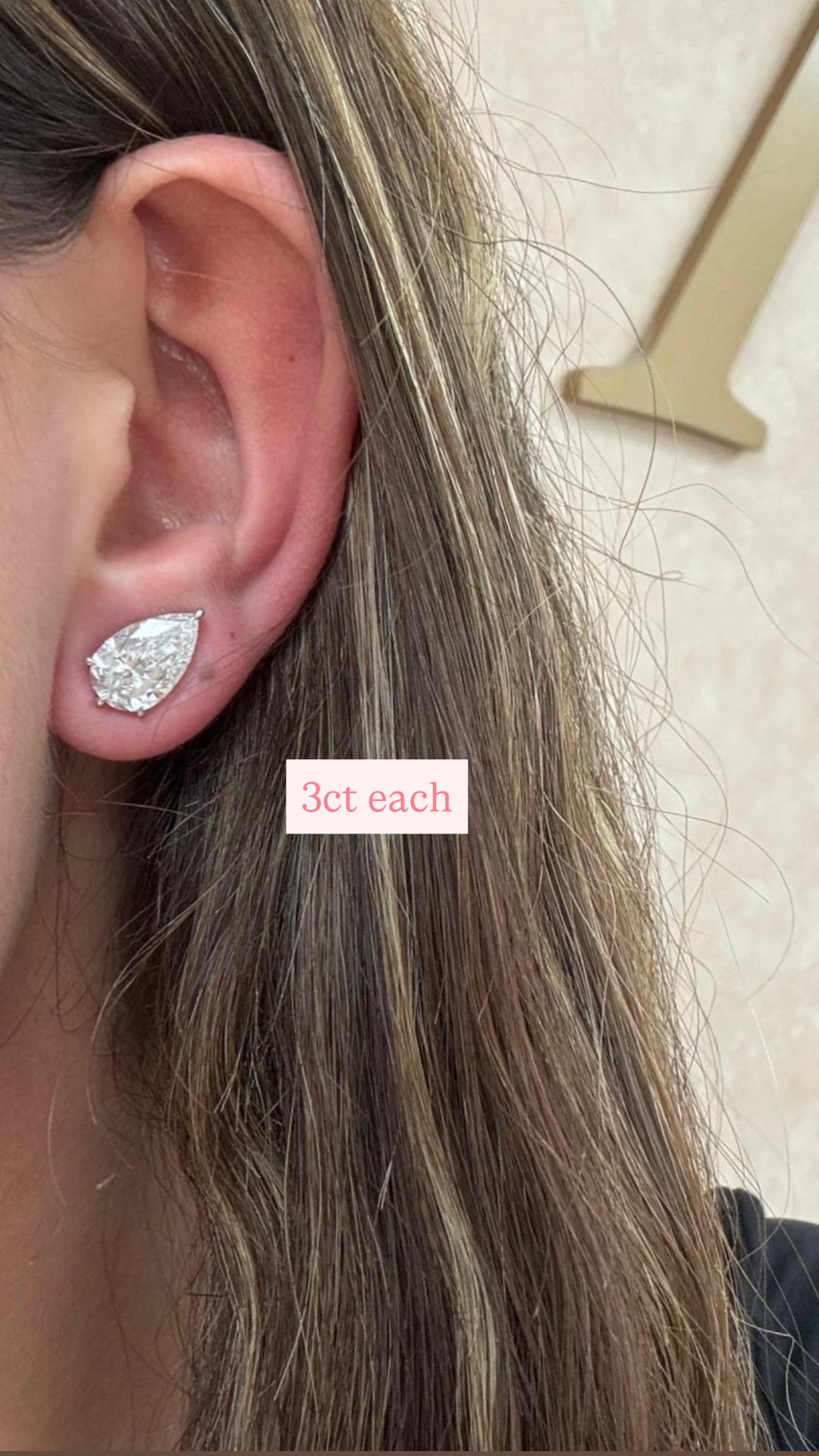 Pear Studs