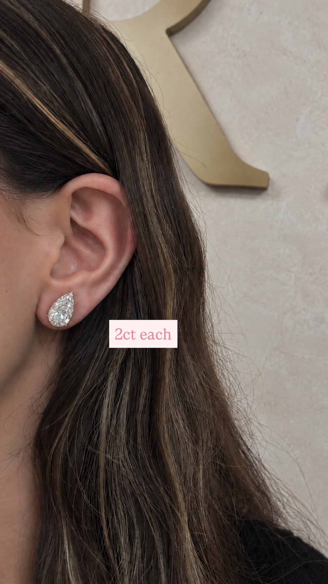 Pear Studs