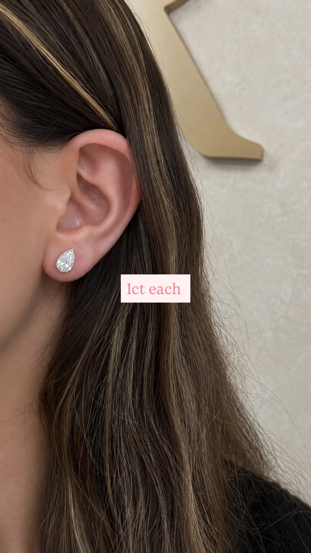 Pear Studs