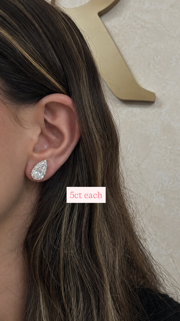 Pear Studs