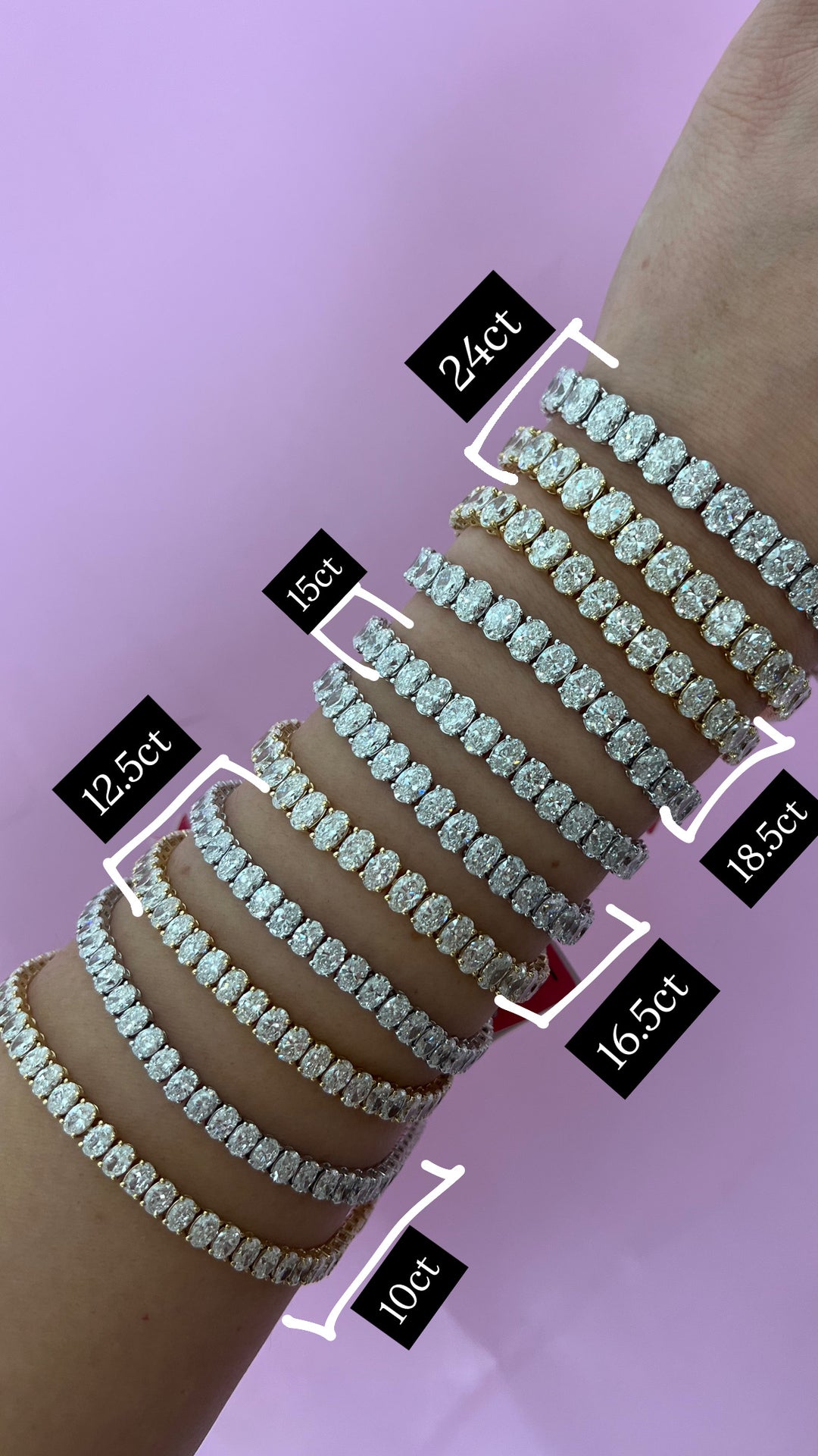 Oval Tennis Bracelet