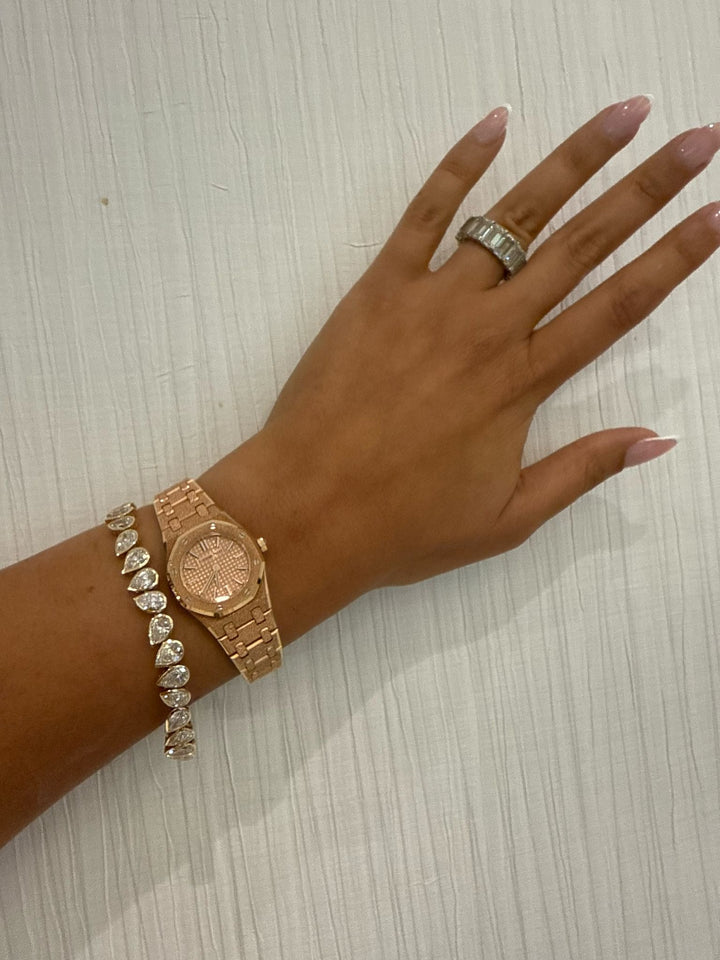 Shishi Pear Bezel Bracelet