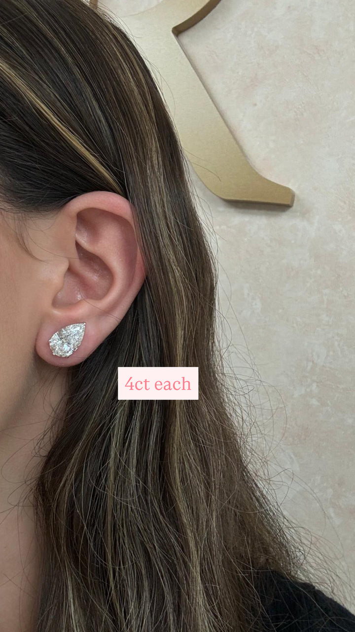 Pear Studs