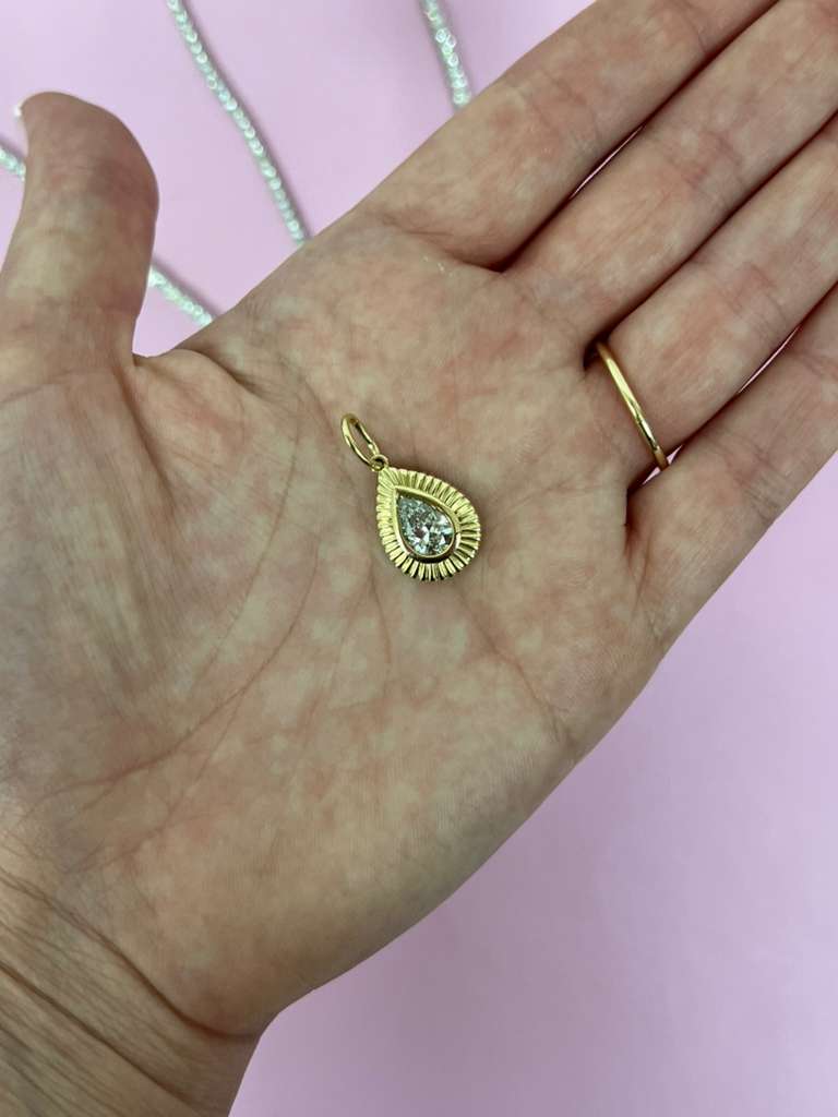 Sunshine Pear Pendant