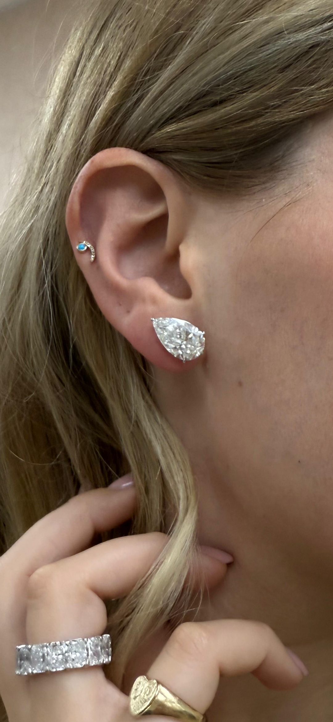 Pear Studs