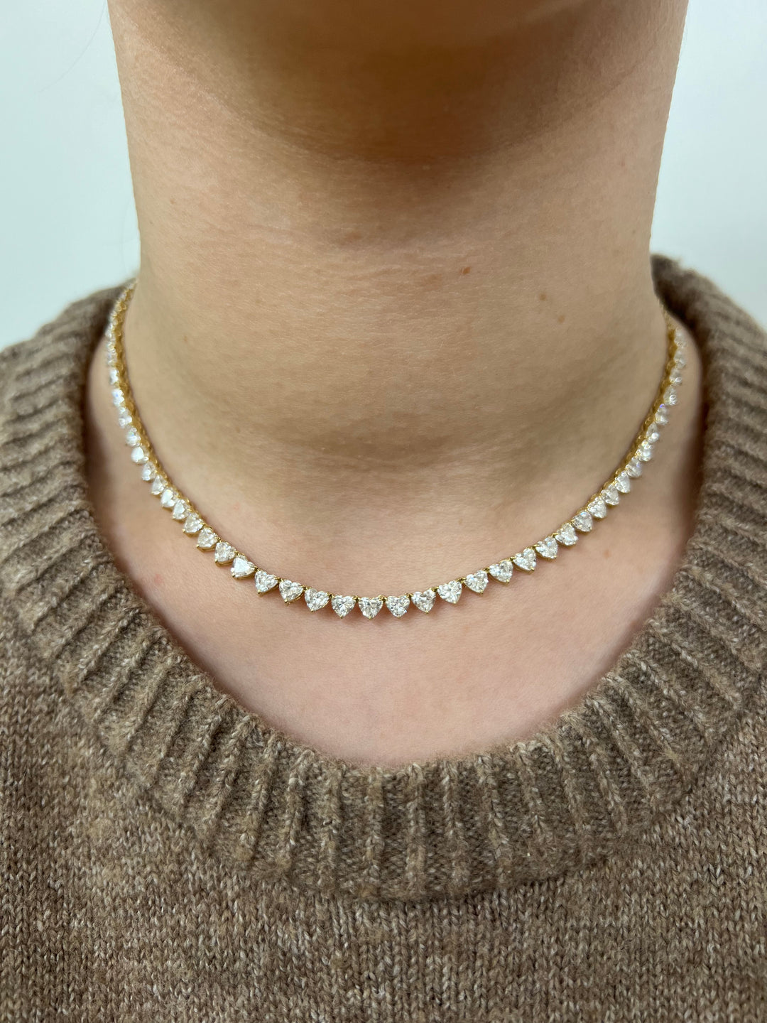 Heart Halfway Necklace