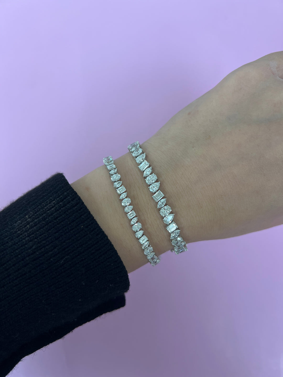 Lab Grown Multishape Bracelet