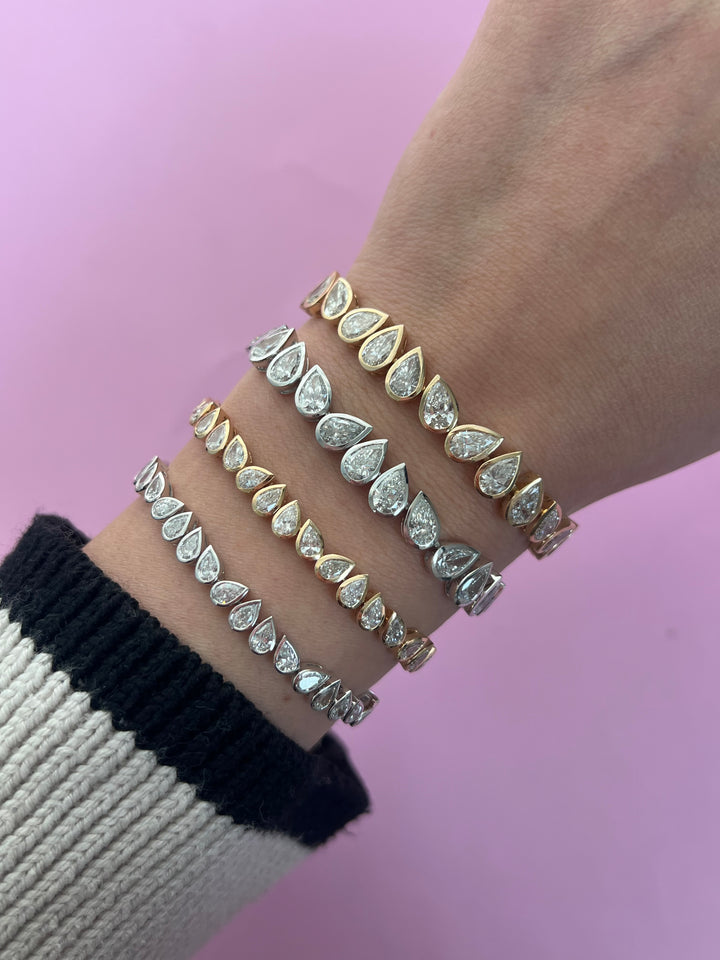 Shishi Pear Bezel Bracelet