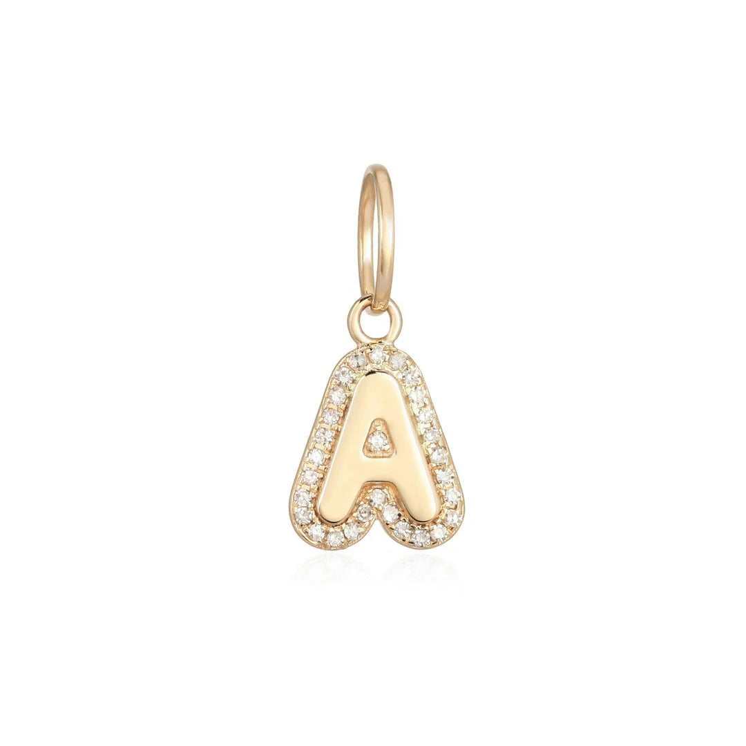 Diamond Bubble Initial Charm