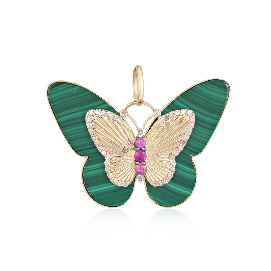 Butterfly Enamel Charm