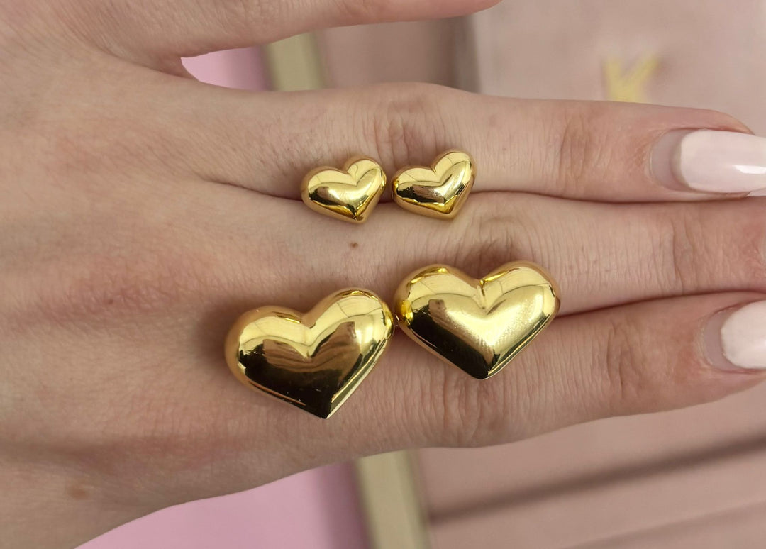 Heart Studs