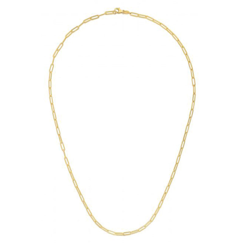 Thin Paperclip Chain Necklace