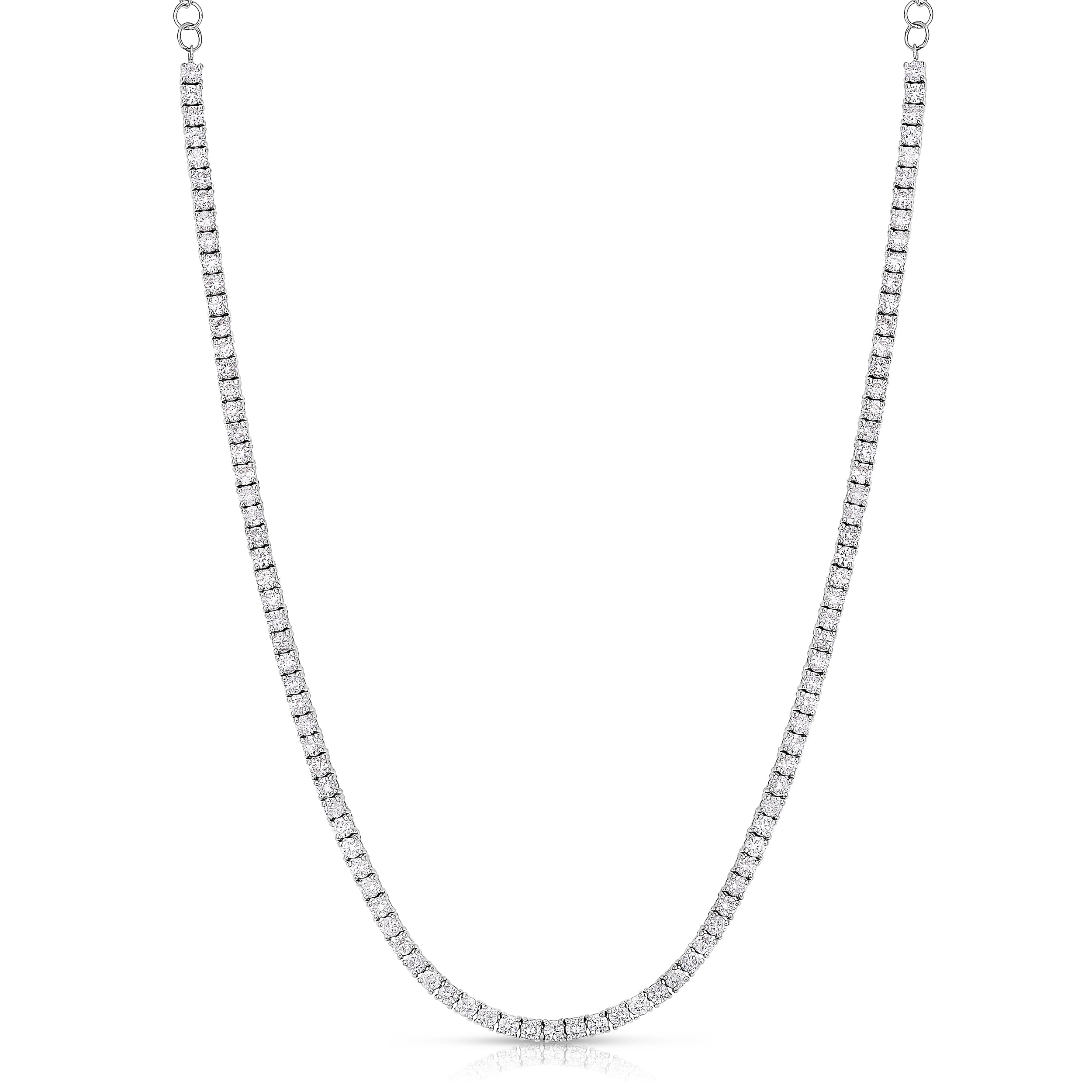 Halfway Classic Diamond Tennis Necklace – Klare Jewelers