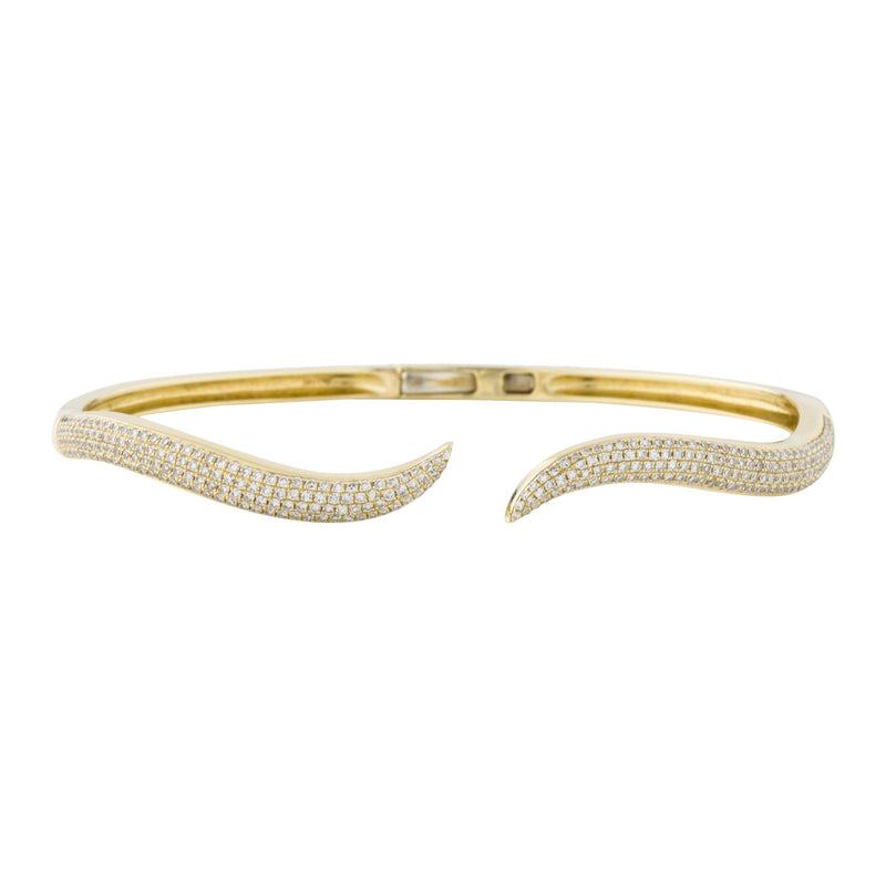 Diamond Wave Bangle