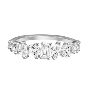 Multishape Diamond Band