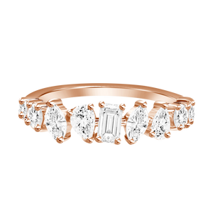 Multishape Diamond Band