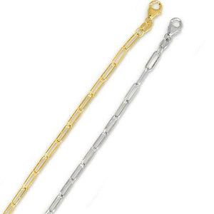 Thin Paperclip Chain Necklace