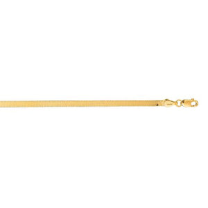 Thin Herringbone Chain Necklace